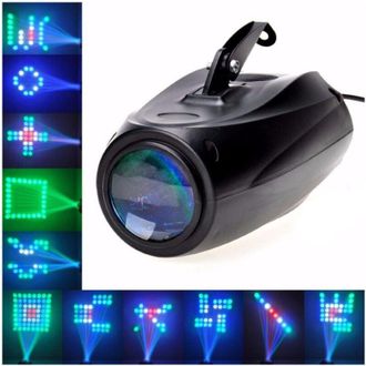 Trade Shop Trade Shop - Faro Airship 64 Led 10w Rgb Light Fascio Efectos Disco Laser Luci
