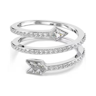 Swarovski Idyllia Mixed Cuts Motif Ring, Size 50