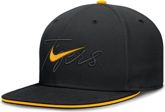 Nike LSU Pro Nike Mens Dri-FIT College Fitted Hat in Black | NC1100ALSN-A2C