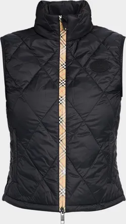 Burberry Cheswick Quilted Zip Vest