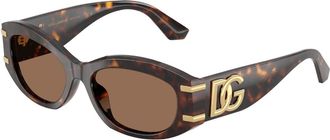 Dolce & Gabbana DG4502 502/73 Womens Sunglasses Tortoiseshell Size 55