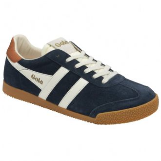Gola Mens Elan Sneaker Shoe In Navy/off White/moody Orange