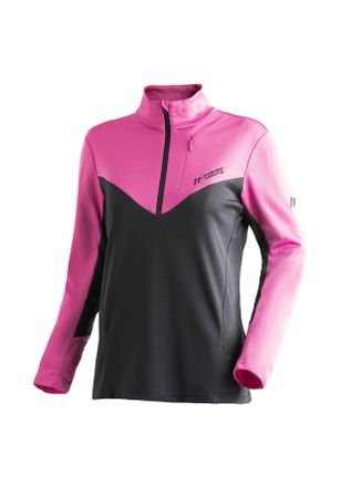 Maier Sports Rollkragenpullover MAIER SPORTS Evii, Damen, Gr. 46, rosa, 100% Polyester, hoch geschlossener Ausschnitt, Pullover Rollkragenpullover, Damen Midlayer,