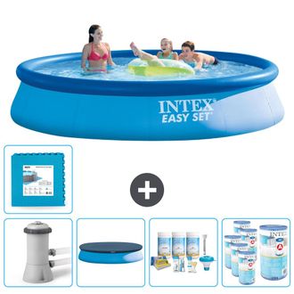 Intex Piscina Easy Set Redonda - 396x84 Cm - 8-piezas Scb16