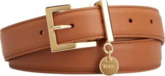 Tod's Accessoires, Dames, Bruin, 90 CM, Leer, Leren Riem
