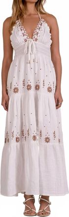 Elan Delaney Maxi Dress In White