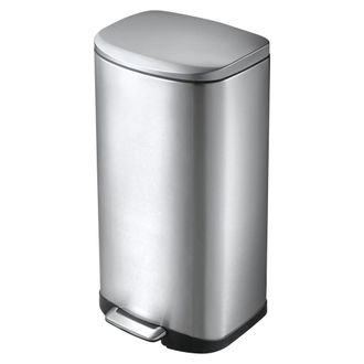 EKO Cubo De Pedal Della 35 L Plateado Mate Eko