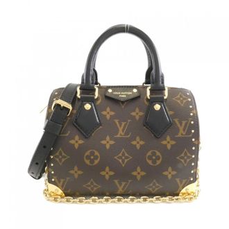 Louis Vuitton Marron Coated Canvas Boston Bag (Pre-Owned)
