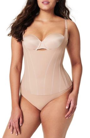Spanx SPANXsculpt TotalContour Open Bust Camisole in Natural Bronze at Nordstrom, Size X-Small