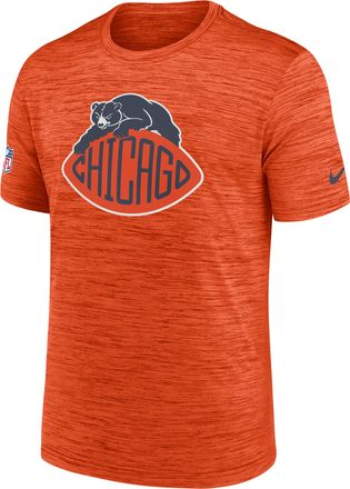 Nike Chicago Bears Rivalries Collection Sideline Velocity Nike Mens Dri-FIT NFL T-Shirt in Orange | 02ER89M7Q-B3C