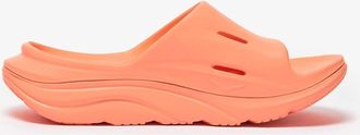 Hoka One One Mens Ora Recover Slide 3 Sandals In Papaya