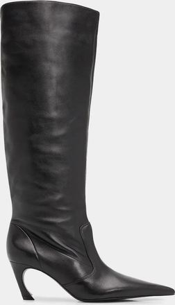 Schutz 75mm Lexi Leather Knee-High Boots