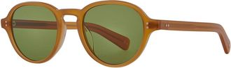 Garrett Leight CASILLAS SUN SUS/SFPGN Mens Sunglasses Brown Size 48