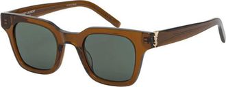 Saint Laurent Zonnebrillen - unisex - Zonnebrillen - Bruin - 47 MM - Accessoires