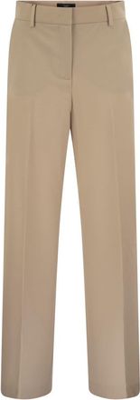 Max Mara Womens Visivo - Wool Palazzo Trousers - Tan - Size EU 34 (Womens)
