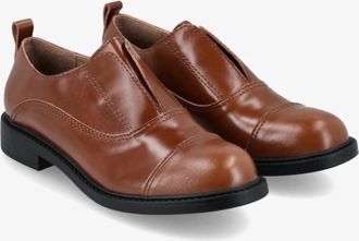 All Black Womens Tab Guy Shoes In Brown