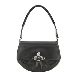 Vivienne Westwood Borsa a spalla con logo Orb - - Bags - Donna - Nero - ONE SIZE