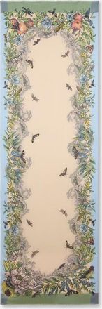 Etro Rechteckiger Schal aus Kaschmir Wolle und Seide Orfeo