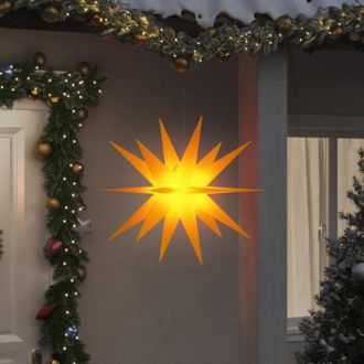 vidaXL Vidaxl - L&aacute;mpara De Navidad Con Led Plegable Amarilla 100 Cm
