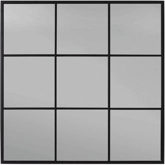 BIZZOTTO Specchio con cornice in acciaio Window h 90x3x90 cm -Oro