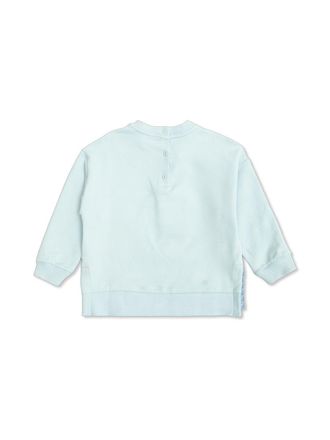Fendi Logo-Embroidered Cotton Sweatshirt - Blue