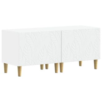 vidaXL Mueble De Tv Blanco Madera De Ingenier&iacute;a Vidaxl