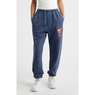 Boys Lie Lover Boy Kimmy Cotton Blend Sweatpants in Dark Blue at Nordstrom, Size Small