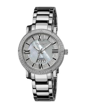 Akribos XXIV Akribos Xxiv Womens Stainless Steel Diamond Watch