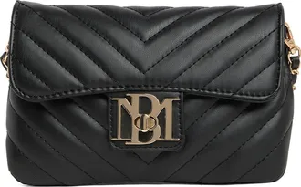 Badgley Mischka Quilted Phone Crossbody Bag in Black at Nordstrom Rack