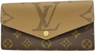 Louis Vuitton Portafoglio lungo vintage in tela Pre-owned - - Pre-owned - Donna - Marrone - ONE SIZE