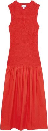 Reiss Annabel Shirred Detail Dress