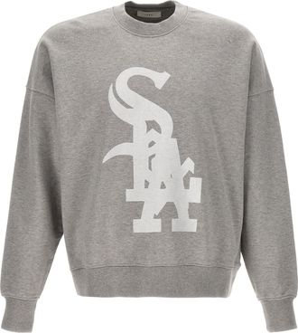 スウェット・トレーナー 1989 STUDIO SWEATSHIRTS (CORE02 GREY) Men's Oversized Loopback Sweatshirt in Light Grey Melange