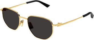 Bottega Veneta Unisex Black Aviator Sunglasses BV1301S 001