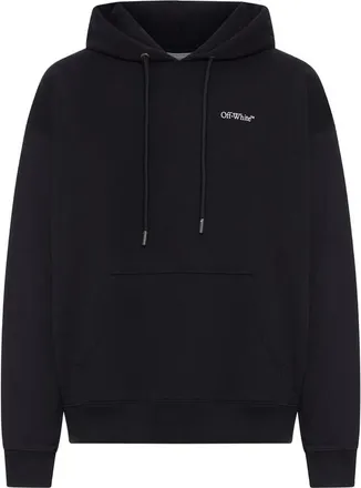 Off-white Drawstring Hooded Sweatshirt