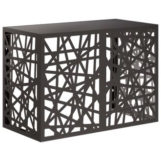 vidaXL Funda Para Aire Acondicionado Negro 100 X 50 X 70 Cm Acero Vidaxl