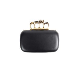 Alexander McQueen Knuckle Clutch With Chain
