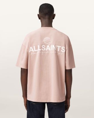 AllSaints Emblem Short Sleeve Cotton T-Shirt
