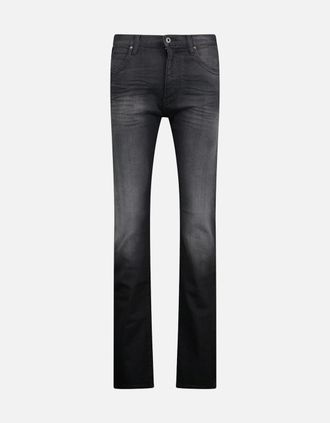 Emporio Armani Mens Emporio Armani J45 Regular Fit 5 Pocket Jeans Black - Size: 28/32