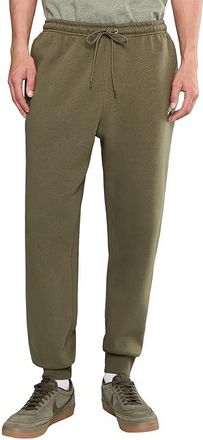 Nike Club Fleece Joggers Mens Workout Medium Olive/Medium Olive/White : 2XL, Cotton/Polyester