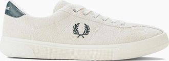 Fred Perry Mens Fred Perry Suede Tennis Shoe - Cream - Size: 10