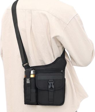 Generic Mens Shoulder Bag - Shoulder Chest Pouch Travel Bag,Water Bottle Holder Back Pack for Travel Hiking Cycling Birthday Sports Teens School Gym Work Camp