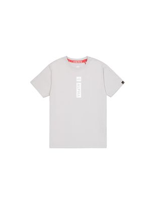 Alpha Industries T-Shirt ALPHA INDUSTRIES Alpha Puff Print T-Shirt, Herren, Gr. XXL, grau (pastel grau), Obermaterial: 100% Baumwolle, Shirts T-Shirt