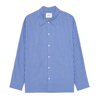 Nn.07 Casual Shirts, male, Blue, Size: XL Overshirt