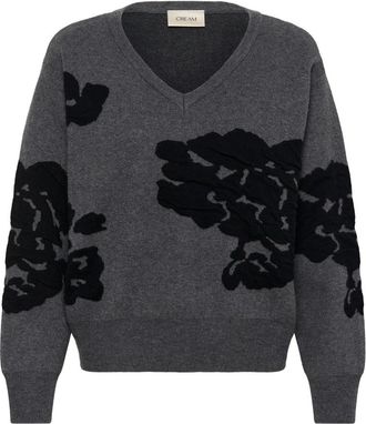 Cream Tejido de punto - Knitwear - Mujer - Gris - 2XL