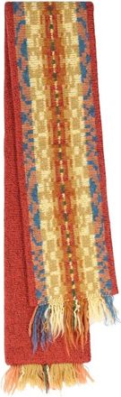 Dries Van Noten Marka Sjaal - Heren - Wintersjaals - Oranje - ONE Size - Wol - Accessoires