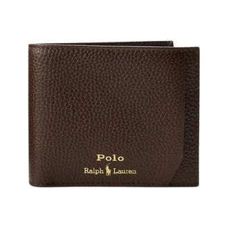 Polo Ralph Lauren Portafoglio Medio in Pelle con Portachiavi - - Accessories - Uomo - Marrone - ONE SIZE