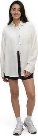 tentree West End Shirt in Undyed at Nordstrom, Size X-Large