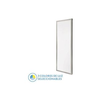 Fabrilamp Fabrilamp - Panel llano 72w 3000k-4000k-6500k 3,8x30x90 cm niquel 7200lm