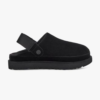 UGG Ugg Goldenstar Womens Clogs Black Suede - Size UK 6