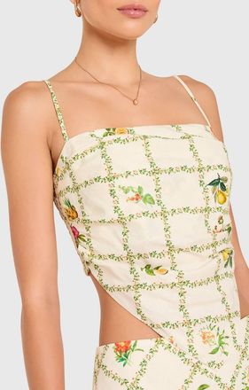 Amanda Uprichard Juna Top In Trellis
